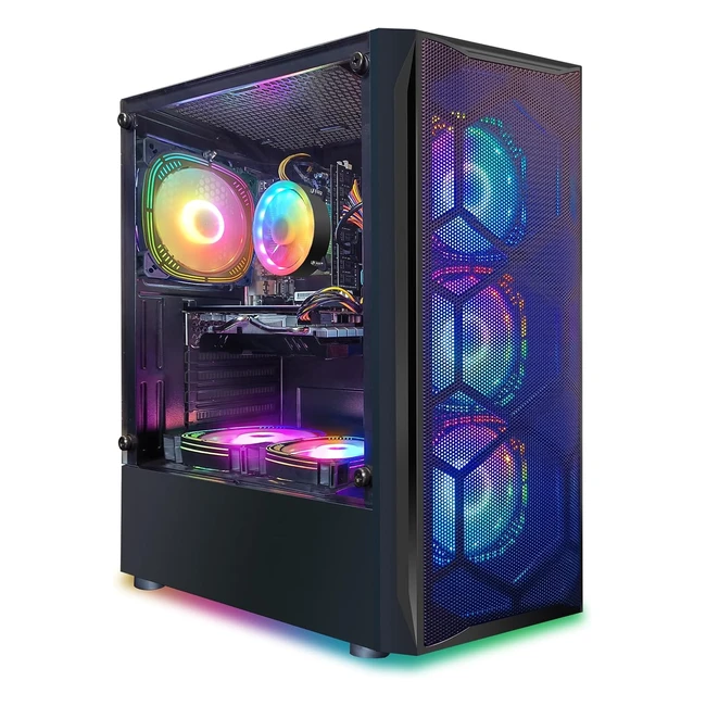 PC de jeu STG Sivir Intel Core i5 36GHz GeForce RTX 2060 16Go RAM SSD 512Go WiFi BT Ventilateur RVB x6 W10H64