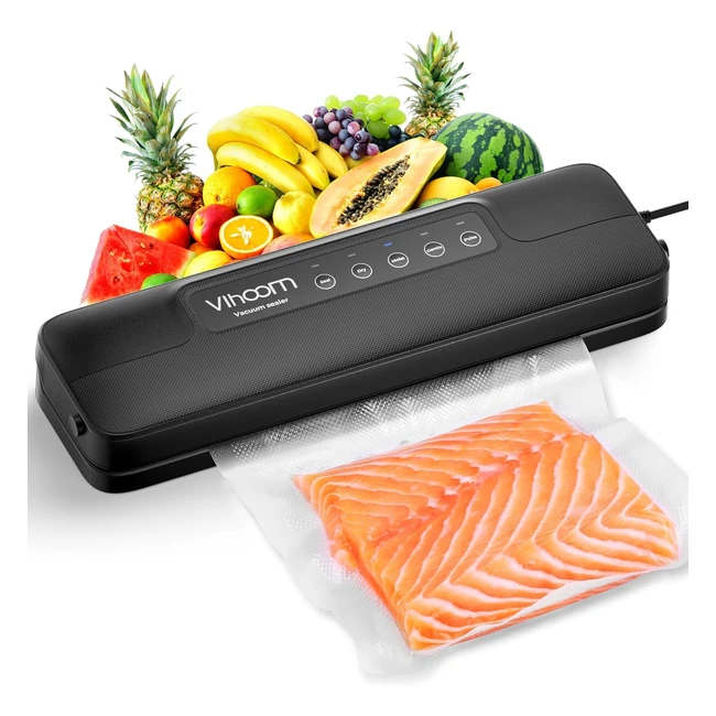 Macchina sottovuoto alimenti Vihoom 5 in 1 automatica - Sigillatore sottovuoto