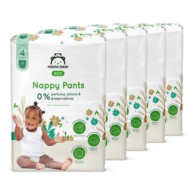 Pannolini Mama Bear Taglia 4 714kg Bianco 100 Unità - Confezioni Eco