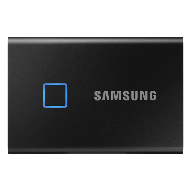 Samsung Portable SSD T7 Touch 1TB USB 32 Gen2 1050 MB/s Lesen 1000 MB/s Schreiben Externe SSD Festplatte mit Fingerabdruckscanner