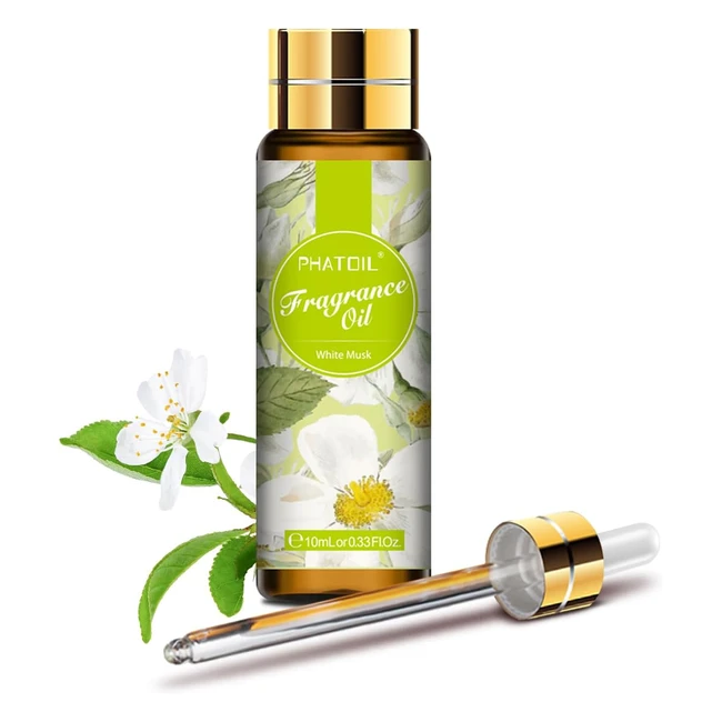 Olio Essenziale Muschio Bianco Phatoil 10ml - Aromaterapia Candele Umidificatore