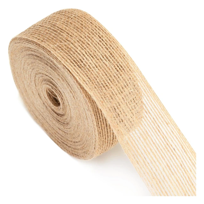 Rotolo Nastro Juta Naturale G2Plus 10m - Artigianato Matrimonio Regalo Decorazione