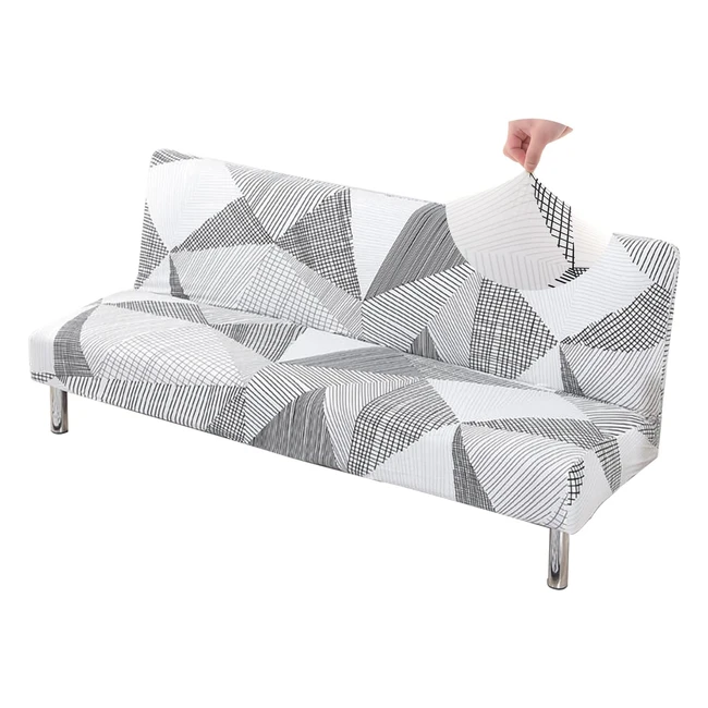 Jaotto Copridivano 23 Posti Senza Braccioli Elasticizzato - Protezione Forte - Facile da Montare