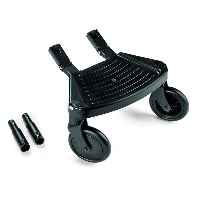Peana Trasera Peg Perego Book Negro - Ruedas Plástico Goma 22kg