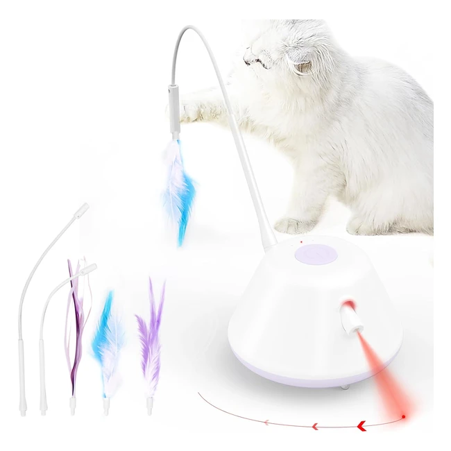 Giocattoli per gatti Sosirolo - Piume di ricambio interattive - Set completo