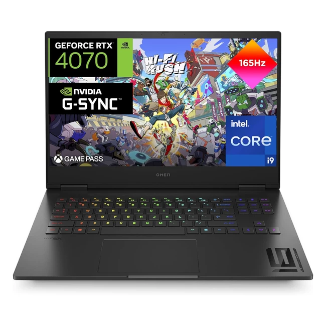 Ordenador portátil HP Omen 16WF1018NS Gaming 16.1 FHD Intel Core i9-14900HX 32GB RAM 1TB SSD NVIDIA GeForce RTX 4070 165Hz