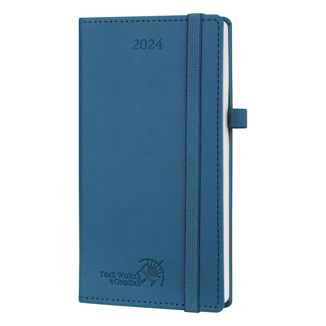 Agenda de bolsillo 2024 semana vista A6 - Poprun - Planificador semanal