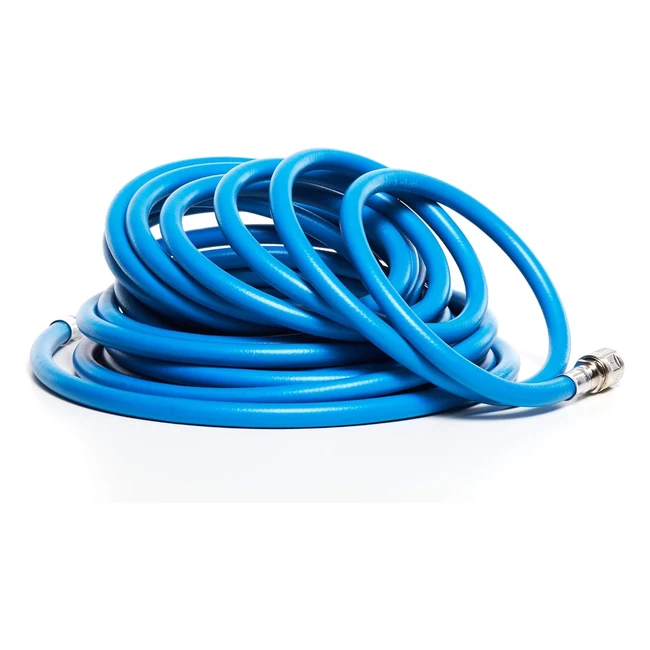 Michelin Tubo PVC 10 Metri Compressore Attacco Rapido 20 Bar Blu