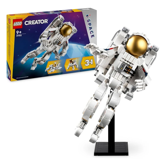 Lego Creator 3 en 1 Astronauta Espacial Convertible en Perro o Nave de Ataque 31152