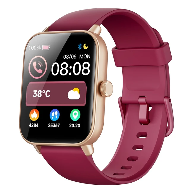 Yoever Smartwatch Donna Uomo 18 - Chiamate Alexa Impermeabile Fitness Tracker Spo2 Sonno