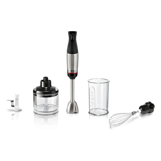 Mixeur Plongeant Bosch ErgoMaster Series 6 - 1000W - Contrôle Dynamique Vitesse - QuattroBlade Pro