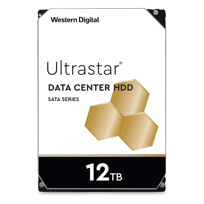 WD Ultrastar 12TB DC HC520 SATA HDD 3.5 Zoll Interne Festplatte für Server 256 MB Cache