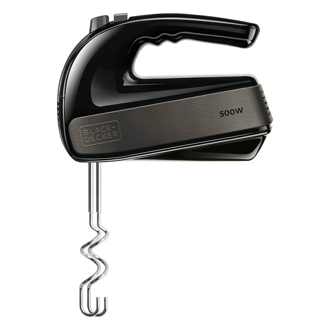 Batteur lectrique Black+Decker BXMX500E 500W 5 vitesses - Turbo fouet amovible