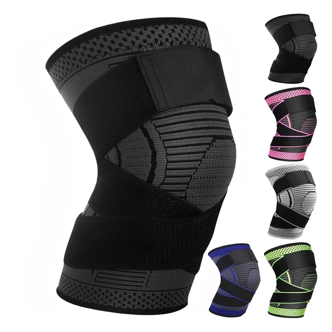 Ginocchiera Elastica Sportiva Ruilala Uomo/Donna XL - Supporto Ginocchio Menisco Tendinite Legamenti