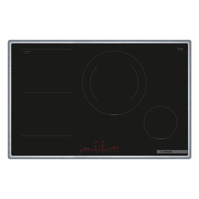 Piano Cottura Bosch Serie 6 PVS845HB1E a Induzione Combizone Nero 80 cm