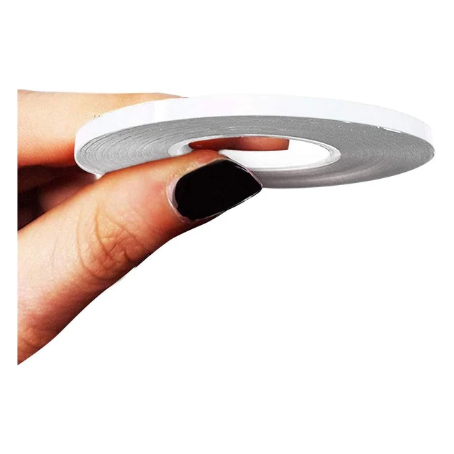 Tiras Adhesivas para Coche 4R Quattroerreit 10452 Blanco 3mm x 10m