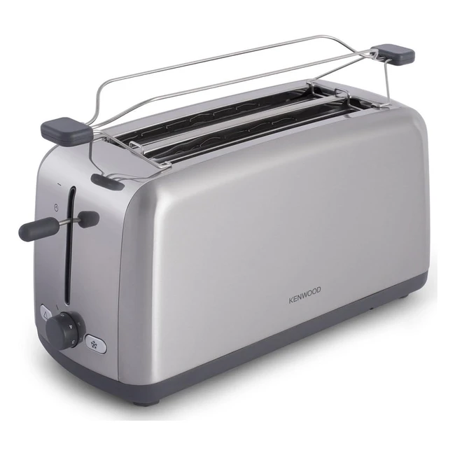 Tostador Kenwood TTM470 1500W Acero Inoxidable 4 Ranuras