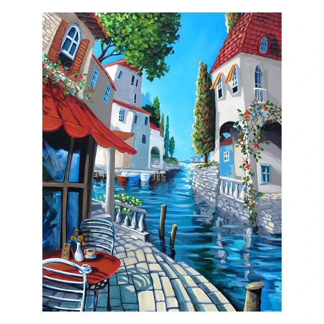 Kit Peinture l'Huile par Numros pour Adultes ou Enfants - Kaieteur - 40 x 50 cm