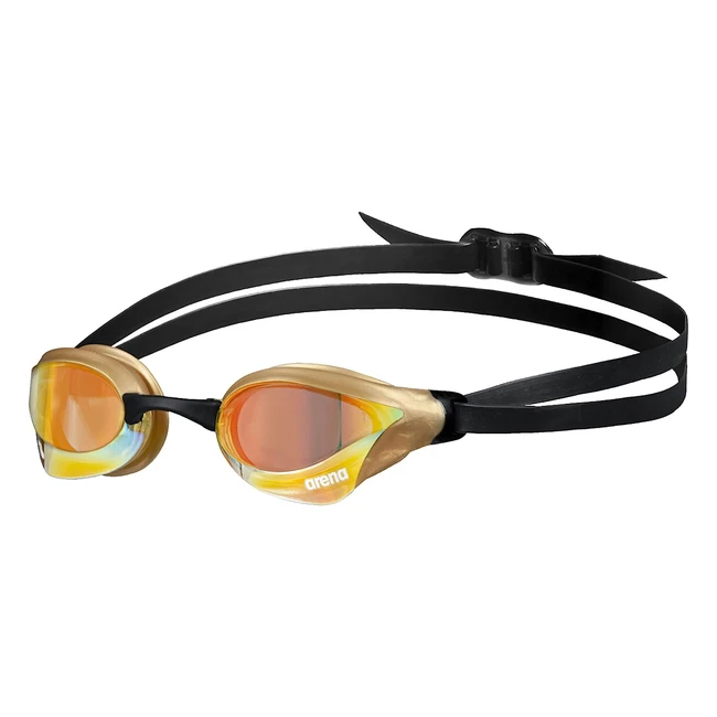 Arena Occhialini Nuoto Cobra Core Swipe Mirror - Giallo/Coppergold - Unisex