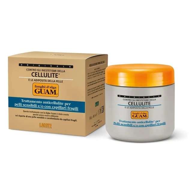 Guam Fanghi Dalga - Trattamento Anticellulite per Pelli Sensibili e Capillari Fragili