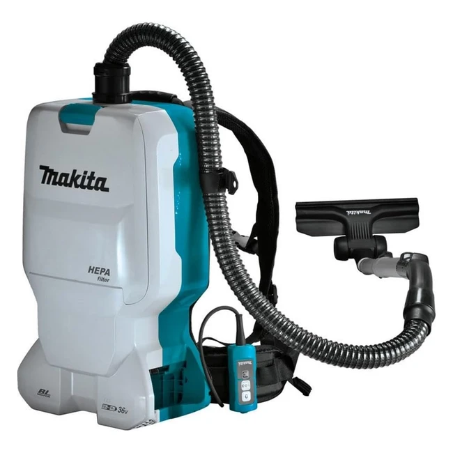 Aspiratore a Zaino Makita DVC660Z 18Vx2 6LbL - Senza Batteria e Caricabatteria
