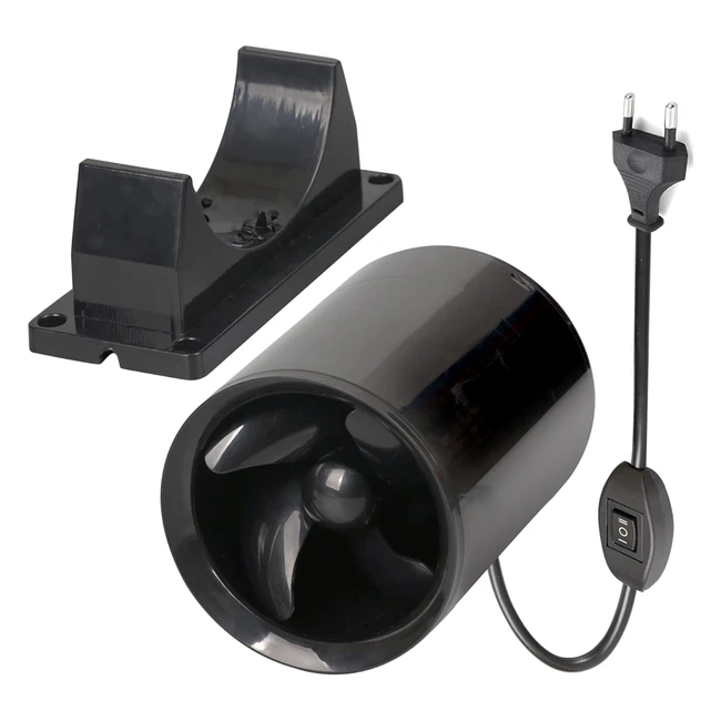 Ventilatore Estrattore Axial 100mm Alta/Bassa Velocità Ventola con Supporto - Coltura Idroponica Bagno Cucina