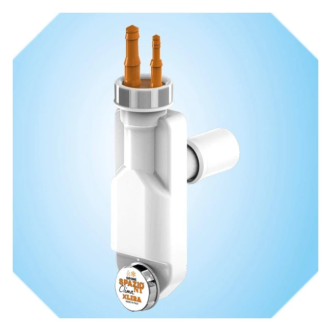 Sifone Lavatrice Lira A850001 Bianco - Salvaspazio Ispezionabile