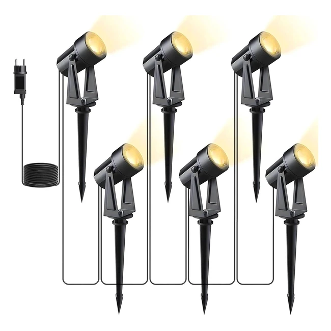 Faretto da Giardino 2W 1800lm IP65 Impermeabile - SVATER Luci per Esterno