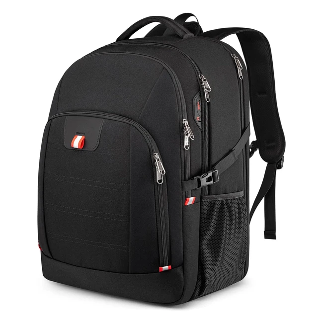 Sac à dos antivol ordinateur portable 17.3 pouces homme imperméable charge USB