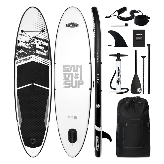 SUP Gonfiabile SantaSup - Ampia Posizione, Antiscivolo, Confortevole - Ref.12345