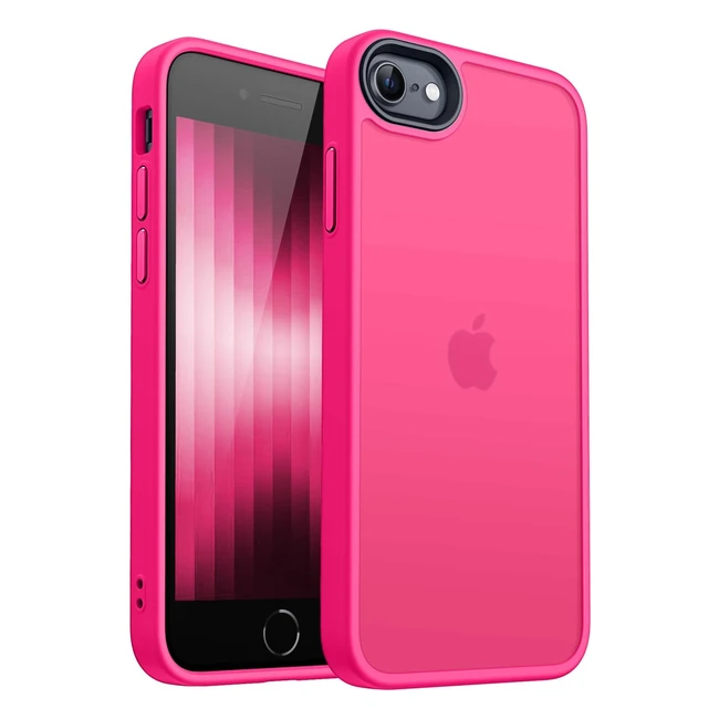 Cover opaca per iPhone SE 32 20222020 7 8 - Protezione antiurto e traslucida