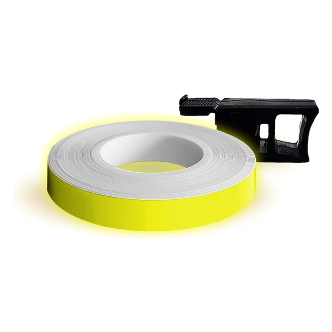 Franjas Reflectantes 4r Quattroerreit 10293 - Amarillo Fluorescente - 7mm x 6m