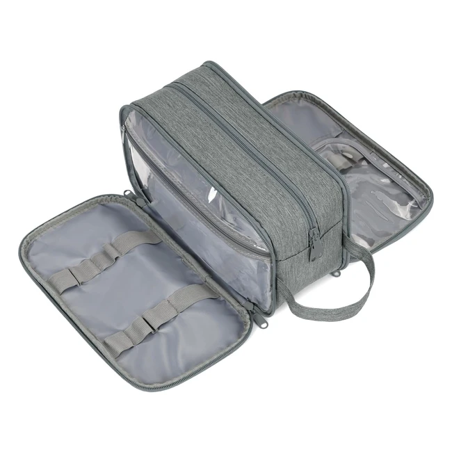 Neceser de Viaje Kit Dopp Resistente al Agua - Gran Capacidad - Diseño Plegable