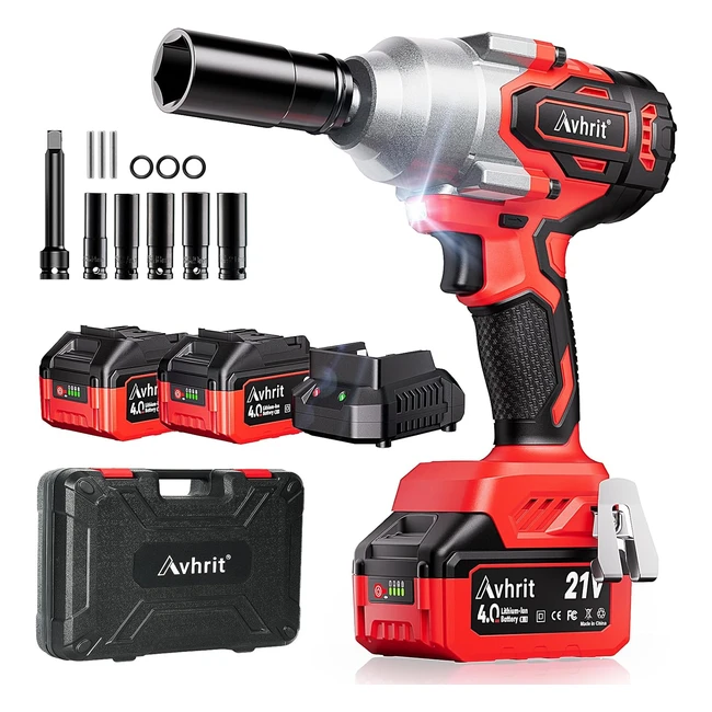 Avvitatore a impulsi a batteria 850nm 12 - AVHRIT - Ref. 123456 - Alta coppia e luce LED