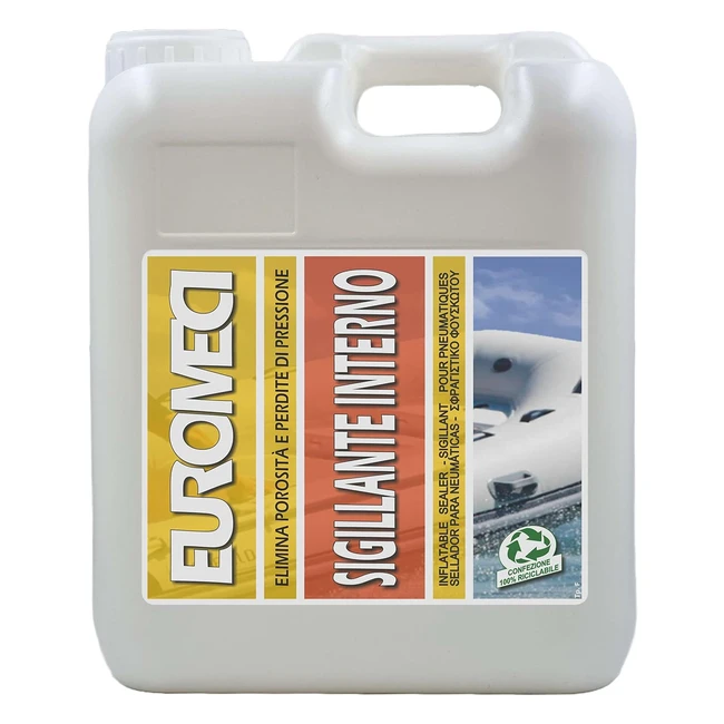 Euromeci ESIG5 Sigillante Incolore 5000 ml - Elimina Microperdite Gommoni