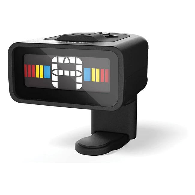 Accordeur de guitare D'Addario PW-CT-12 NS Mini Headstock Chromatique Pince Noir