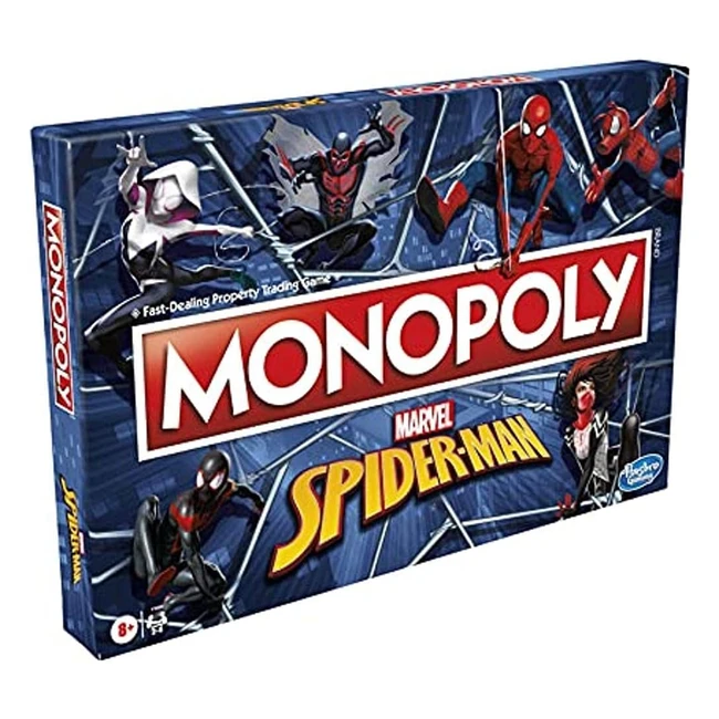 Monopoly Spiderman - Juego de Mesa para Niños +8 Años - ¡Diviértete como un Héroe Arácnido!