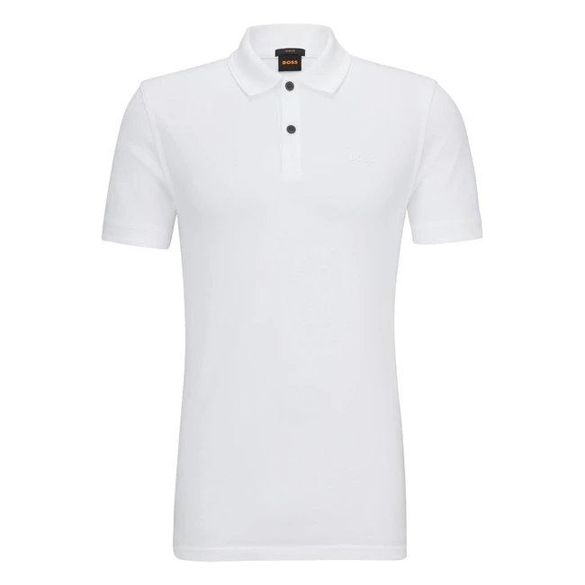 Polo Slim Fit BOSS Hommes Prime en Piqué de Coton - Réf.1234 - Confort & Élégance