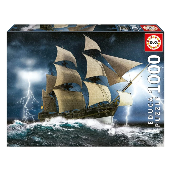 Educa Puzzle 1000 piezas adultos Tormenta 19556 - Estimula mente y creatividad