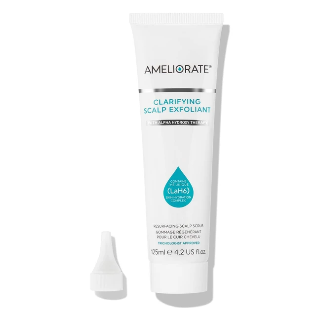 Ameliorate Clarifying Scalp Exfoliant 125ml - Dry Itchy Flaky Scalp - Nonabrasive & Fragrance-Free