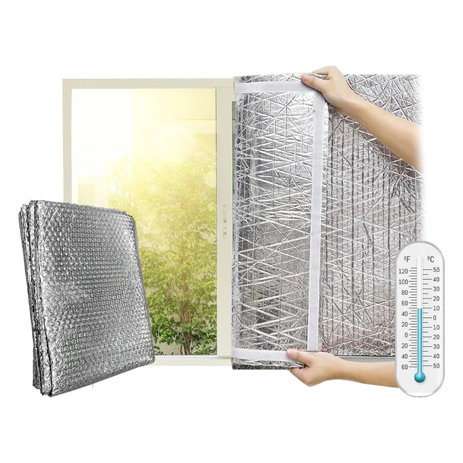 Ahorra dinero en electricidad con Optimer Home Aislante Térmico para Ventanas 15x12m