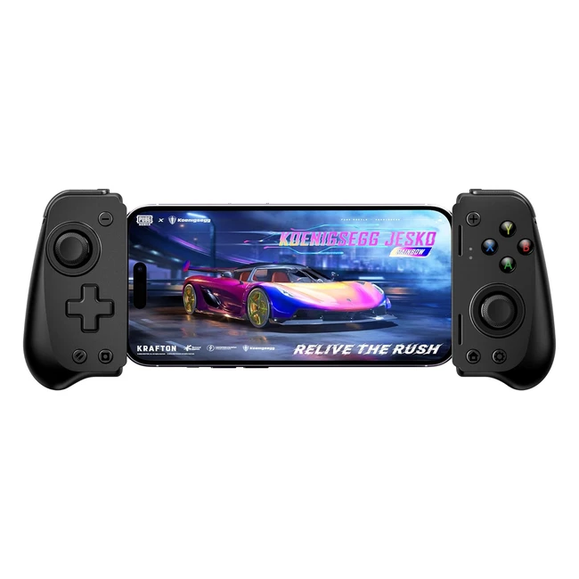 Controlador de Juegos Móvil Easysmx M10 para iOS iPhone | Joystick Hall Triggers | Baja Latencia