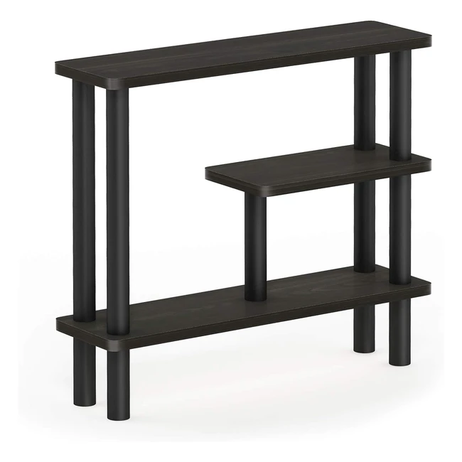 Scaffale legno Furinno Turn-N-Tube Espresso/Nero #123456 - Facile da montare e spostare