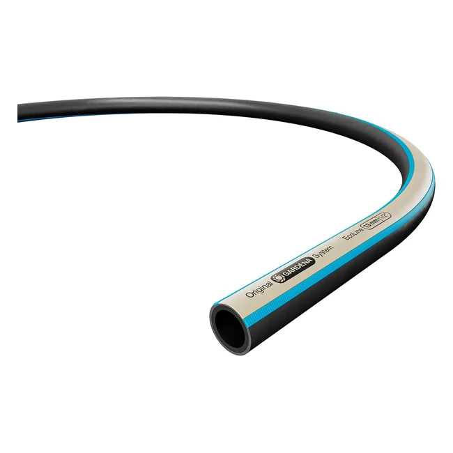 GARDENA Ecoline Schlauch 12 Zoll 20 m nachhaltiger Gartenschlauch aus recyceltem Kunststoff phthalatfrei Power-Grip-Funktion