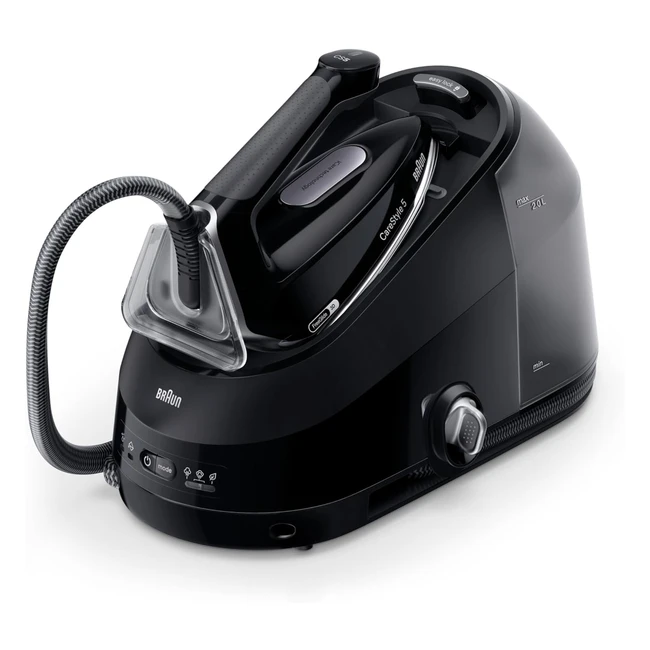 Ferro da Stiro Braun CareStyle5 IS5249BK - Potente Sistema Stirante 2400W - Colpo Vapore 510g/min - Stiratura Veloce - 5 Anni Garanzia