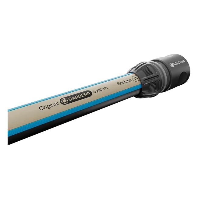 GARDENA Ecoline Schlauch 12 Zoll 20 m mit Systemteilen nachhaltiger Gartenschlauch aus recyceltem Kunststoff phthalat- und schadstofffrei Power Grip Funktion frost- und UV-beständig