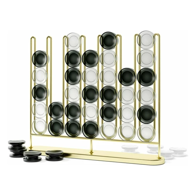 Umbra Stax 4 - Gioco Decorativo per 2 Persone - Moderna Finitura in Metallo