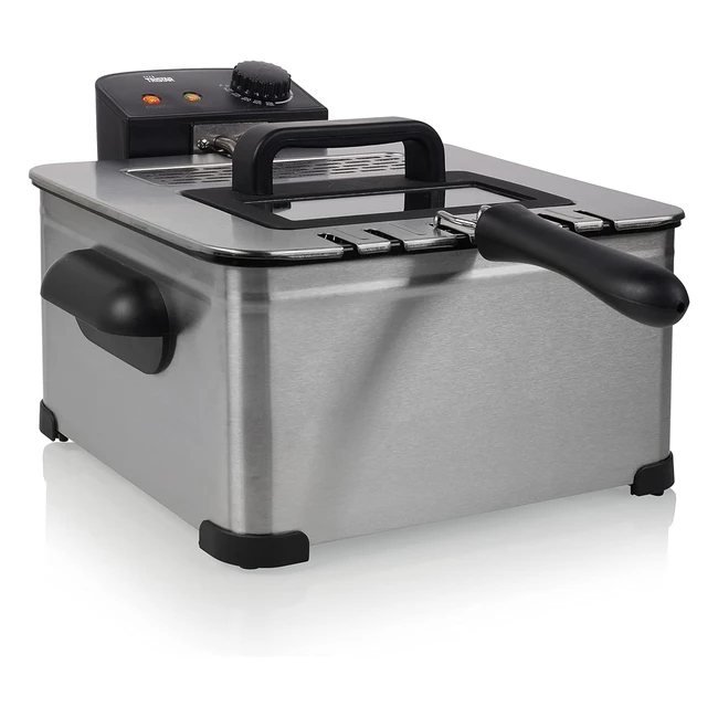 Friteuse Tristar FR6949 5L 2000W Inox Brossé - 3 Paniers Zone Froide