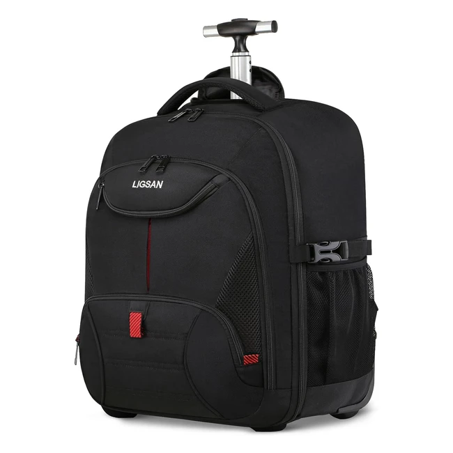 Mochila Trolley con Ruedas 184 para Portátil - Gran Capacidad Resistente al Agua