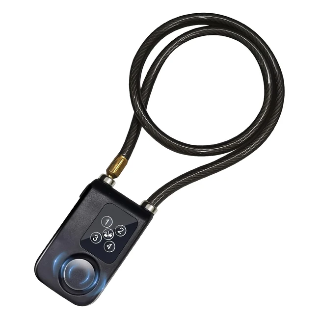 Alarme antivol pour vlo 110db - Serrure scurise sans cle - tanche - Accessoires vlo moto